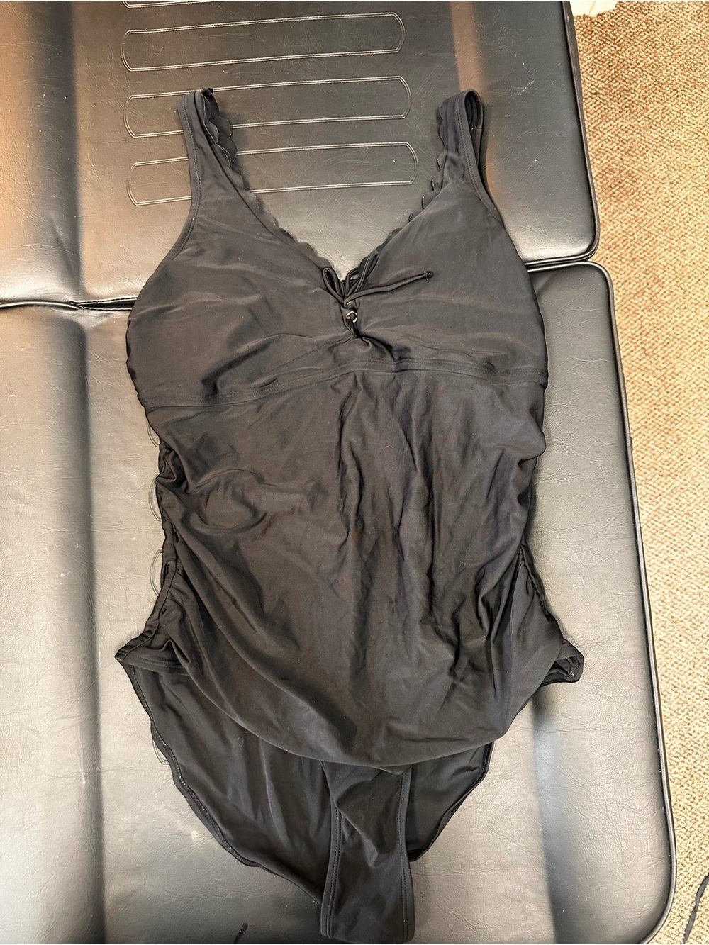 Kona Sol Black One-Piece Swimsuit